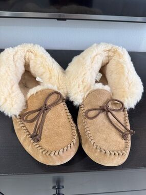 UGG Women’s Fold Over Moccasin Slippers